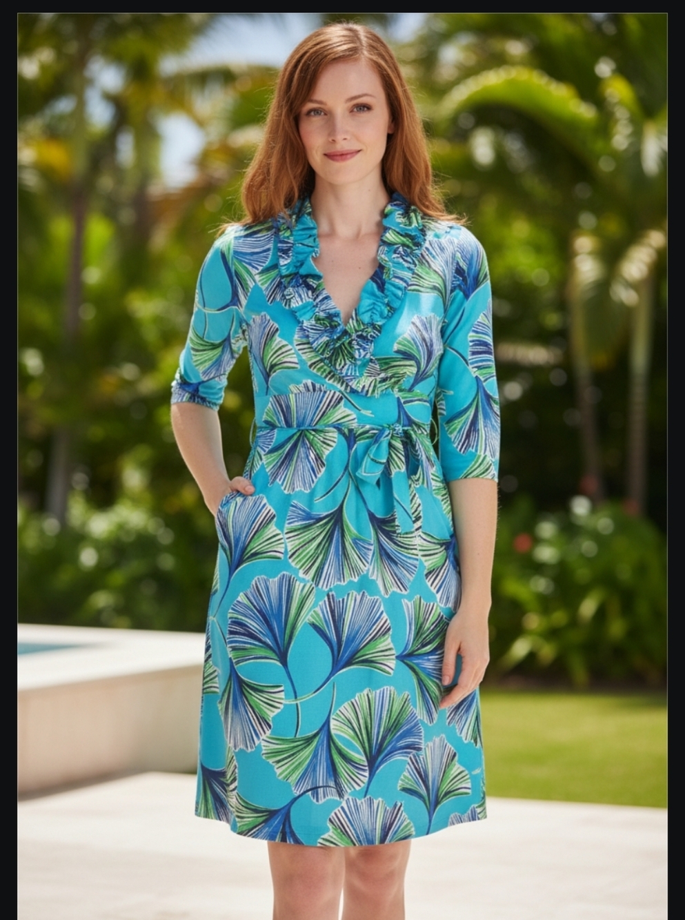 Lilly Pulitzer lets get ginky Blaney v neck dress size XS